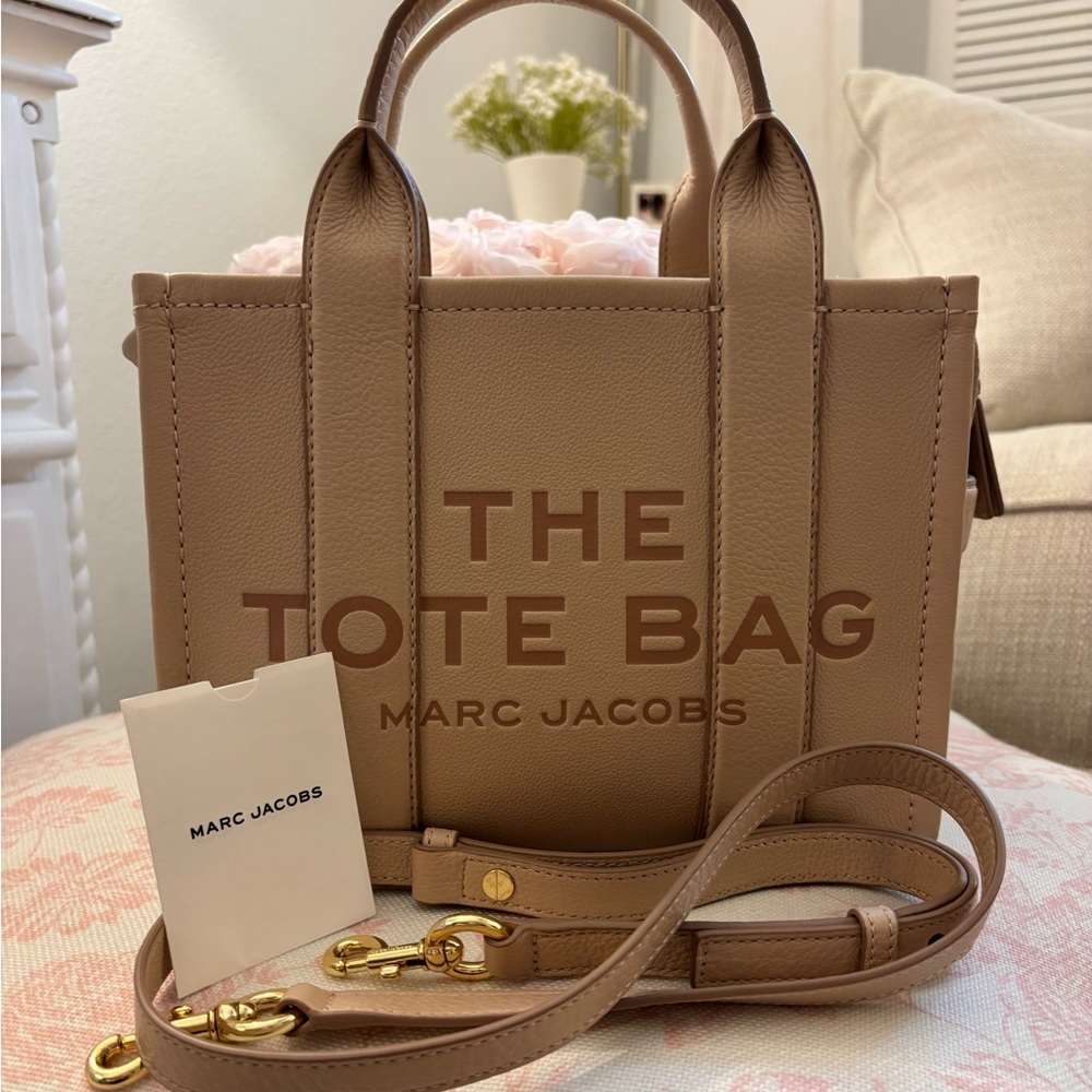 Marc Jacobs Rose Blush Leather Tote Bag
